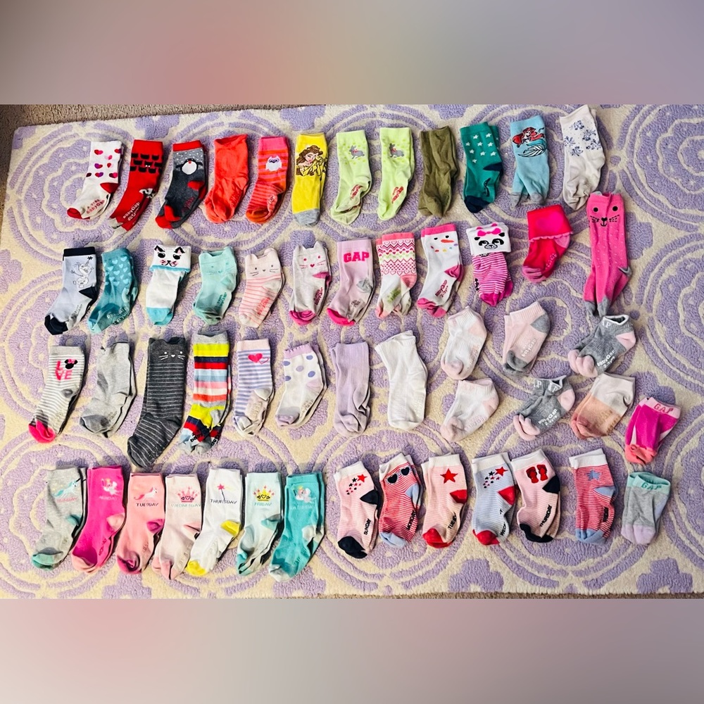 55 Pairs of Baby Gap Socks